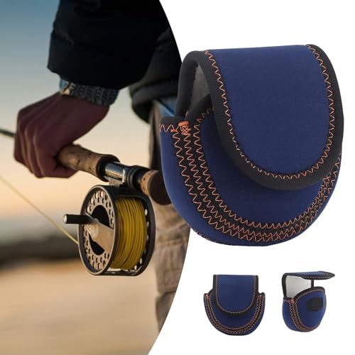 Spinning Fishing Reel Cover,Neoprene Fly Fishing Reel Protective Case Pouch Cover Spinning Reel Storage Case Pouch Accessories Anti Collision Fly Reel Storage Bag