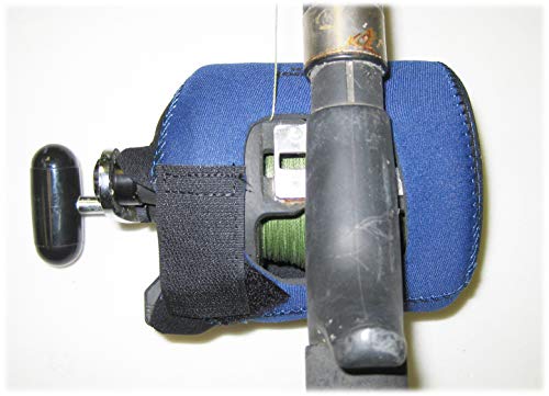 Kufa Sports Fishing Reel Cover Made by 4mm Thickness Neoprene for Spinning Reel, Bait Casting, Low Profile & Fly Reel - style: Level Wind Casting Reel Cover Extra Large (100 Series)