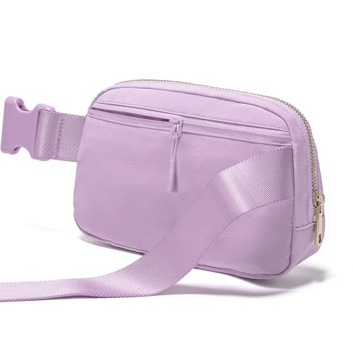 Gitus Initial Belt Bag Fanny Pack Crossbody Bag for Girls Birthday Gifts Age 8-10 Teen Girl Gifts Trend Stuff Personalized Letter Gifts for Daughter Sister (Lavender-Q) - color: Lavender, style: Q