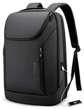 BANGE Business Smart Backpack Waterproof fit 15.6 Inch Laptop Backpack with USB Charging Port,Travel Durable Backpack - color: Black