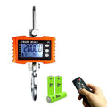 YATOINTO 2200lb Digital Crane Scale High Precision Heavy Duty Industrial Hanging Scale with Remote Control Aluminum Case CE Certified Electronic Weighing Crane Scale, for Garage Farm Hunting (Orange)