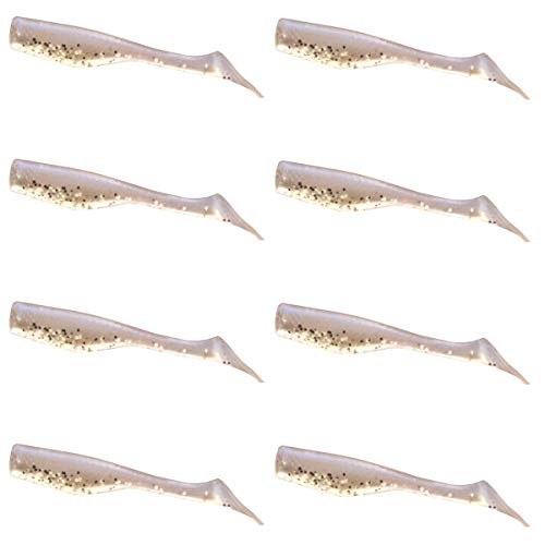 Fishing Lures for Speckled Trout, Redfish, Bass - Louisiana Paddle Tail Swimbaits for Freshwater and Saltwater - color: Magneto