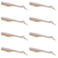 Fishing Lures for Speckled Trout, Redfish, Bass - Louisiana Paddle Tail Swimbaits for Freshwater and Saltwater - color: Magneto