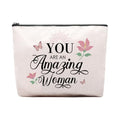 Women Makeup Bag, Mothers Day Gifts For Women, Christian Makeup Pouch, Christian Travel Toiletry Bag With Zipper, Birthday Gifts For Mom, Amazing Women Toiletry Bag - color: Amazing Women
