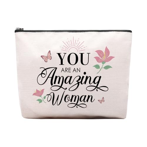 Women Makeup Bag, Mothers Day Gifts For Women, Christian Makeup Pouch, Christian Travel Toiletry Bag With Zipper, Birthday Gifts For Mom, Amazing Women Toiletry Bag - color: Amazing Women