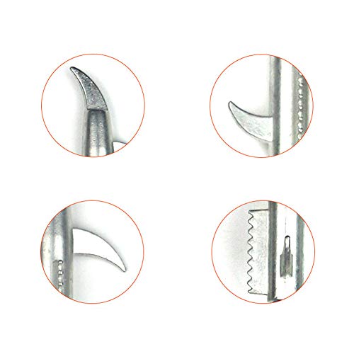 1 Piece Car Tire Cleaning Hook Car Tire Clear Stone Hook Car Tire Stones Remover Hooks Auto Tyre Protector Repair Tools Auto Tyre Protector Groove Stones Remover Hooks with Storage Bag(Orange, Black)