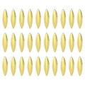 PATIKIL Fishing Lure Blades Willowleaf Lure Making for DIY Bait - color: Golden, size: 1.3"x0.4"
