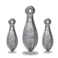 BLUEWING Bank Sinker 1LB/2LB/3LB/5LB/6LB Box Fishing Weights Saltwater Bullet Lead 1oz,2oz,3oz,5oz,8oz,10oz,12oz,16oz,32oz - style: #18 10oz, 5 Pack