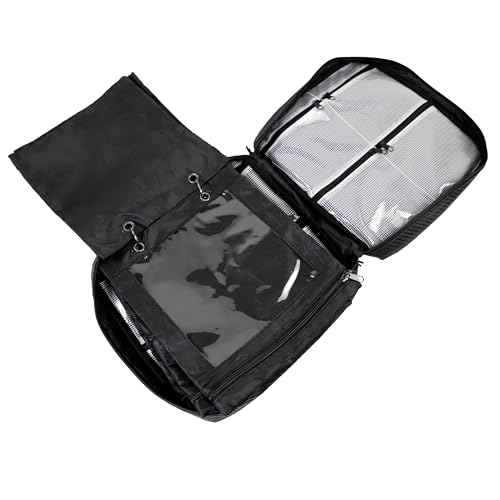YakAttack 12” x 12” HD Bait Binder | Soft Bait Organizer & Fishing Lure Storage Case | Compact Tackle Bag for Plastics & Tools | Heavy-Duty Design for Kayak & Boat Anglers | Fishing Gear Holder - size: 12" x 12"