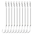 Circle Hooks Rigs,Steel Catfish Hook Rig,Octopus Fishing Hook with Leader,Fishing Circle Hook Wire for Saltwater Freshwater - size: 7/0-28pcs