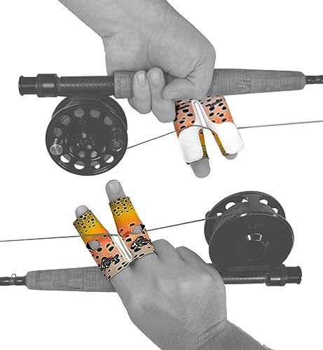 Finger Guard and Fly Line Cleaner | Sizes: Medium, Large, X-Large - color: Brown Trout, size: Large