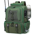 WANOON Fishing Tackle Storage Bags - color: Army Green, size: 45L-Without Tackle Boxes