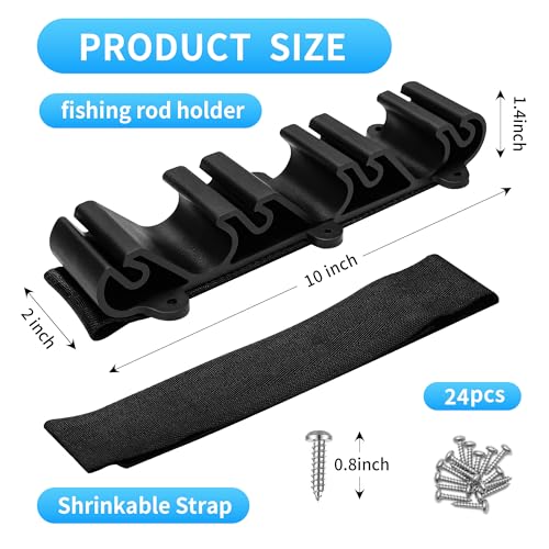 Boating Vertical Fishing Rod Holders for Boat Deck, Portable Mount Fishing Rod Holder Fishing Rod Rack for Storage and Fixation, Fishing Pole Rack - style: Boat Rod Holders-2 Pack