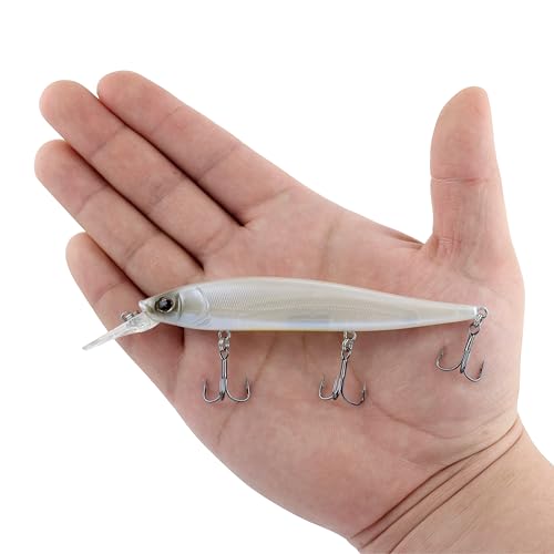 Berkley Stunna Fishing Hard Bait - color: French Pearl OB, size: 112+1mm - 1/2 oz