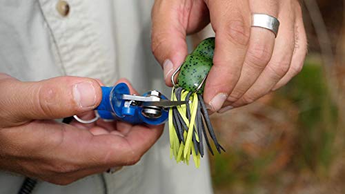 CUDA 5.25" Titanium Bonded Mini Snips Compact Durable Fishing Braid, Mono & Fluorocarbon Cutter for Saltwater & Freshwater Use with Internal Spring