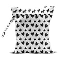 Heart Wet Dry Bags for Diaper Waterproof Swimsuit Washable Reusable Bag for Beach Diapers Dirty Yoga Gym Clothes Plant Gifts for Men Friend Women - color: Heart
