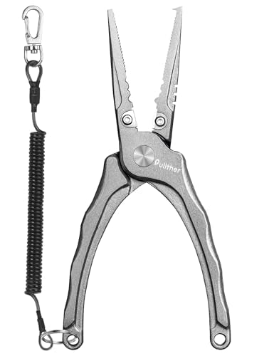 Fishing Pliers,Carbon Steel Fishing Tools,Corrosion Resistant Fishing Gear, Multitool for Saltwater - color: 6IN