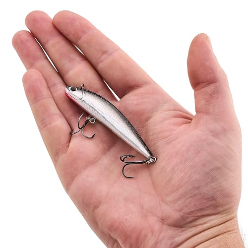 Berkley Finisher Fishing Hard Bait - color: Black Silver, size: 2 3/4 in - 1/2 oz
