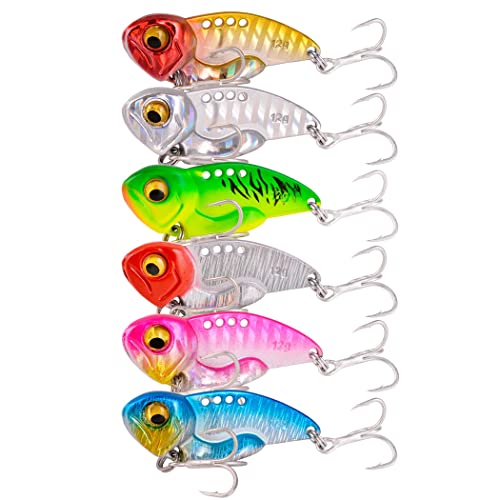 Aorace Fishing Lures Kit Mixed Including Minnow Popper Crank Baits with Hooks for Saltwater Freshwater Trout Bass Salmon Fishing - color: Item-G 68pcs
