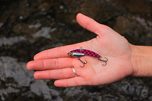 SteelShad - Heavy Series 1/2 oz. Bass Fishing Lures - Lipless Crankbait for Freshwater Fishing - Perfect for Smallmouth & Largemouth Bass, Walleye, Pike & Trout - Heavy Series - color: Purple
