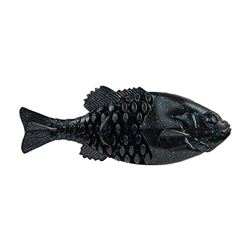 Berkley Powerbait Gilly Fishing Soft Bait - color: Black Blue Fleck, size: 110mm