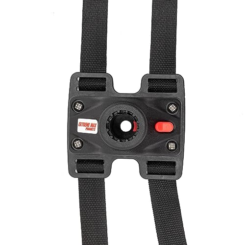 Extreme Max 3006.8604 Fishing Rod Holder Mounting Harness Strap for Inflatable Boats and Pontoons - 47" Straps, Black