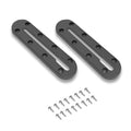 Kayak Track Rail - Low Profile Design for Fishing Rod,Cup Holders and Paddle Holders | High-Strength Nylon & Stainless Steel 304 | Kayak Accessories Mount Track & Rail System for Kayak - style: 7inch,2pcs