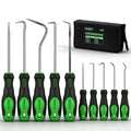 SWANLAKE 10PCS Pick and Hook Set, Pick Tool Set for Car Auto Oil Seal/O-Ring Seal Gasket Pick Mini Hooks Puller Remover (10PCS) - color: 10-piece Short & Sliver Hook