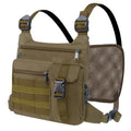 KINGSLONG Running Vest, Chest Bag for Men, Chest Pack, Hiking - color: A-Brown