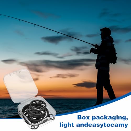 28 Pcs Fishing Rod Eyelet Repair Kit 14 Sizes Ceramic Guide Ring Replacement Kit Fishing Rod Repair Accessories