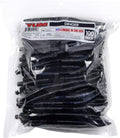 YUM Dinger Classic Worm All-Purpose Soft Plastic Bass Fishing Lure 100 Pack, 5 Inch - color: Black Blue Flake, size: 5" (Pack of 8)