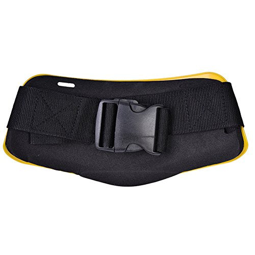 90?? Adjustable Fishing Waist Belts Rod Pole Holder Fighting Fish Tackle - color: Yellow