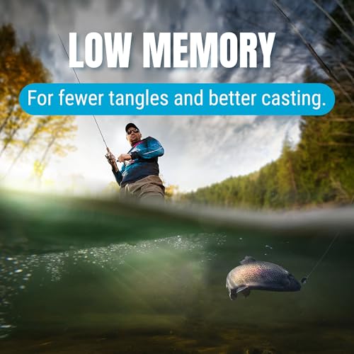Reaction Tackle Monofilament Fishing Line - Premium Nylon Mono Line, Strong & Abrasion-Resistant, Low Memory for Smooth Long Casts - Freshwater & Saltwater - color: Yellow, size: 25lb (350 Yards)
