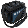 Reaction Tackle Saltwater Fishing Tackle Bags, Water Resistant 1000D PVC Tackle Box Bag with Removable Dividers, Fits 3600 and 3700 Trays, Medium - size: Medium Bag
