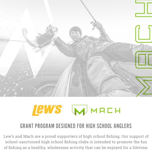 Lew’s MACH Jacked Baitcast Reel and Fishing Rod Combo, HM50 Graphite Rod, Tanso Tech Reel Frame and Sideplate, Carbon Fiber Drag System, 7.5:1 Gear Ratio - size: 7'0"