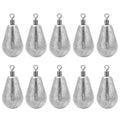 Long Casting Swivel Bell Sinkers Fishing Weights Drop Shot Weights with Swivels Fishing Lead Sinker 1/2oz 3/4oz 1oz 2oz 3oz - size: 1/8oz-10pcs