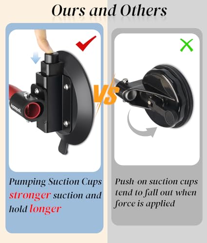 Kayak Roller, Kayak Loader Assist with Suction Alert Design, Triangle Structure & Heavy Duty Suction Cups