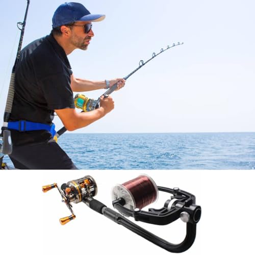 Fishing Line Spooler Machine Portable Adjustable Spinning Reel Line Winder Fishing Tackle Tool Black