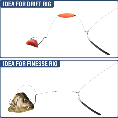 Dragging Weights for Catfishing Trolling, Drifting Dragging Sinkers, Bottom Search Lead Stick Weights and 3 Way Rig - style: 1oz, 4-pcs