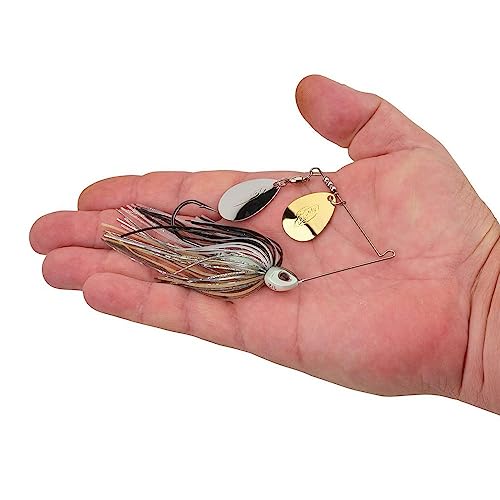 Berkley Power Blade Compact Fishing Spinnerbaits - color: Shad Spawn/Gold + Silver, size: 1/2 oz - Colorado Colorado