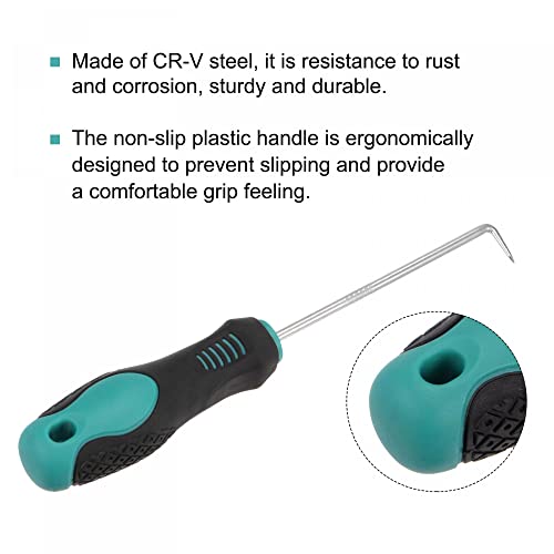 uxcell 90 Degree Pick Hook 7.09" Puller Remover Removal Tool for Oil Seal/O-rings, Gasket, Hose