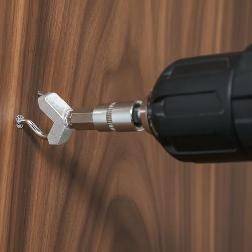 3 PCS Y Shape Cup Hook Driver Bit Hook Drill Bit Y Cup Driver Installer Remover Wing Nut-Driver Bits Cups Hook-Driver for Wall Kitchen Ceiling Installing