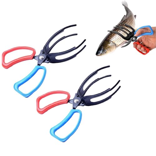 3 Claw Fish Gripper,2026 New Fishing Pliers Gripper Metal Control Clamp Tong Tackle Tool, Multi-Functional Fish Grip Fishing Accessories for Catch Fish - color: 2 Claw/2pcs