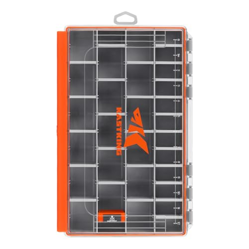 KastKing HyperSeal Waterproof Tackle Box, Waterproof 3700 Tackle Trays, Fishing Tackle Box Organizer with Removable Dividers, Lure Box and Terminal Tackle Storage, 1 Pack - size: 3700 (1 Pack)