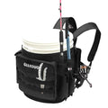 Fishing Bucket Backpack with Rod & Plier Holder and Pockets for Fishing, Hunting, Apple Picking for 5 Gallon Bucket (Black) - color: Black