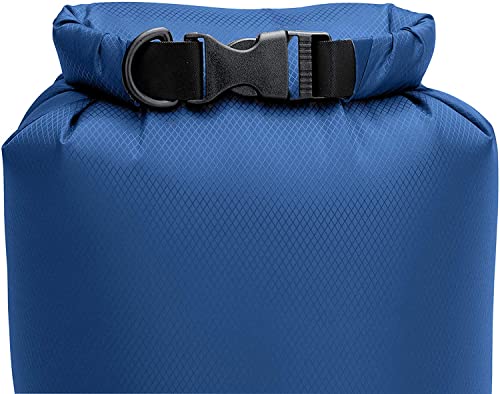 Wise Owl Outfitters Waterproof Dry Bag 3-Pack – Lightweight & Airtight 5L/10L/20L Small & Large Dry Bags for Kayaking, Beach, Travel, Boating, Hiking - color: Blue