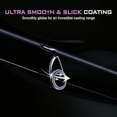 Goture Braided Fishing Line, 8-Strand and 4-Strand Ultra-Smooth UHMWPE Fiber, High Sensitivity Zero Stretch Abrasion Resistant Braid for Saltwater and Freshwater Fishing - color: D2:X 4 Colorfu Pink, size: 20LB(300yds)