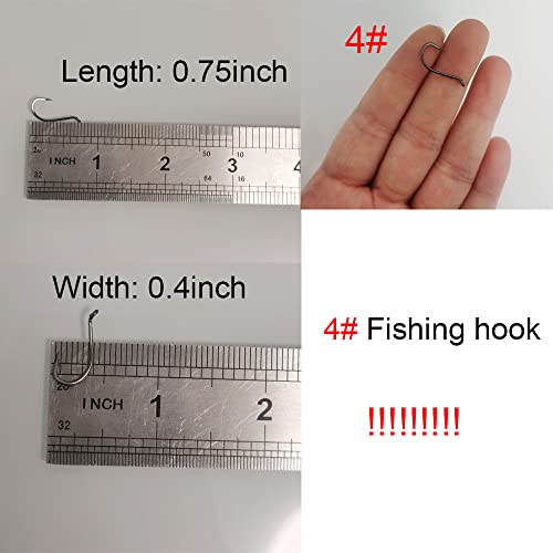 100pcs Octopus Beak Offset Fishing Hooks Froged Sport Circle Hooks Sharp High Carbon Steel Fishing Hook-6 Sizes - size: 1#