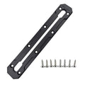 Kayak Track, Low Profile Nylon Kayak Mount Track, Kayak Rail Track for Fishing Rod Holder, Cup Holder, 6/9/12 INCH - style: 9 inch(1pack)