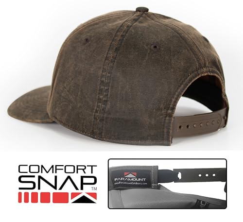 Paramount Outdoors Fly Fishing Hat Series Comfort Snap Snapback Cap for Men - color: Caster Oil